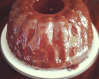 Bolo de cenoura, laranja, iogurte, aveia e mel