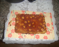 Bolo de banana caramelizada fácil