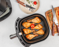 Sua mãe merece e não precisa pesar no bolso! 2 air fryers de ponta pela metade do preço