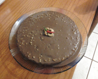 Bolo de chocolate crocante