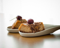 Bolo com pudim cremoso