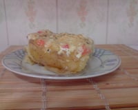 Batata assada gratinada