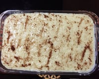 Arroz doce com leite condensado e coco