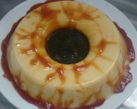 Pudim de leite em pó de microondas