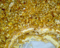 Pavê de castanha com pé-de-moleque