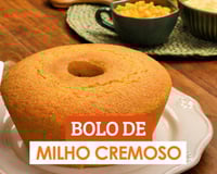 Bolo de milho cremoso
