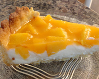 Torta gelada de pêssego da Bianca