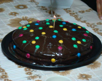 Bolo brigadeiro de chocolate