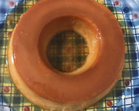 Pudim de leite condensado na panela de pressão