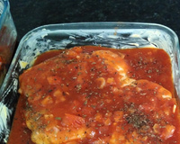 Filé de frango à parmegiana