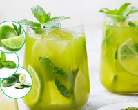 Nutri de Harvard ensina ice tea caseiro: receita de chá gelado com limão, pepino e hortelã fica uma delícia