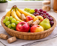 Rolhas de vinho na fruteira: entenda como esse objeto pode ajudar a conservar as frutas por muito mais tempo