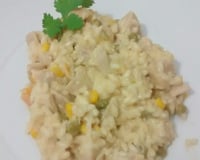 Risoto de frango