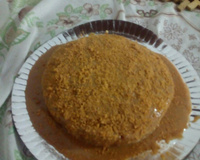 Bolo junino de paçoca