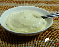 Maionese temperada de lanchonete