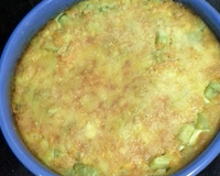 Souflé de chuchu em pedaços