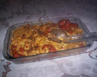 Macarrão com salsicha