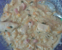 Macarrão na panela de pressão