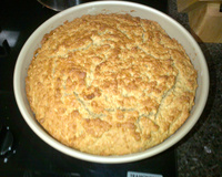 Bolo de aveia com castanha-de-caju