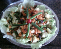 Salada festiva refrescante