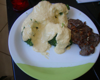 Brócolis com creme de milho