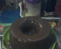 Bolo de chocolate de liqüidificador