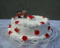 Bolo de maracujá trufado