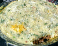 Torta de carne moída e batata