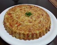 Torta de arroz sobrado