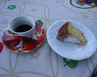 Bolo de milho de liquidificador cremoso