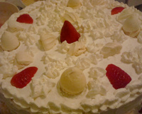 Bolo dois brigadeiros