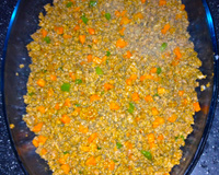 Carne moída com cenoura