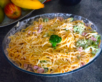 Macarrão com brócolis ao molho branco