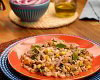 Salada de atum com feijão fradinho