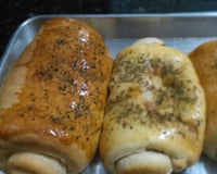 Pão de liquidificador recheado