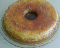 Pudim de pão canelado