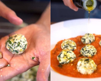 Adeus macarrão: agora só como esse nhoque de ricota com alho-poró e espinafre na massa, é um prato leve, nutritivo e fácil de fazer!