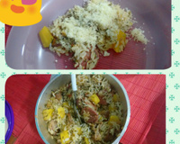 Risoto de salame na cerveja da Jana