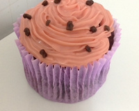 Cupcake de chocolate no micro-ondas