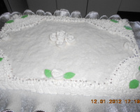 Bolo de festa confeitado fácil