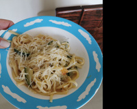 Macarronada com abobrinha