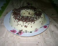 Manjar de coco com chocolate