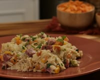 Arroz de forno preguiçoso 