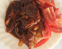 Contra filé na manteiga