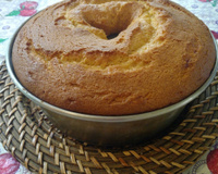 Bolo de fubá no liquidificador