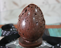 Ovo de chocolate rendado