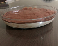 Pavê de maisena com cobertura de ganache