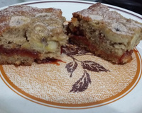 Bolo de banana com goiabada