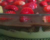 Torta de morango com chocolate