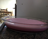 Gelatina com leite condensado